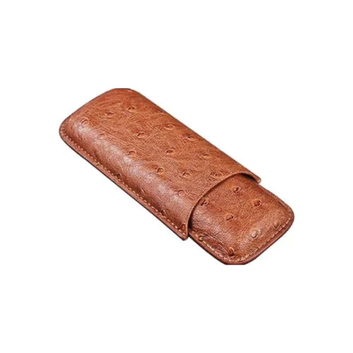 Sikarlan Brown Leather Cigar Case