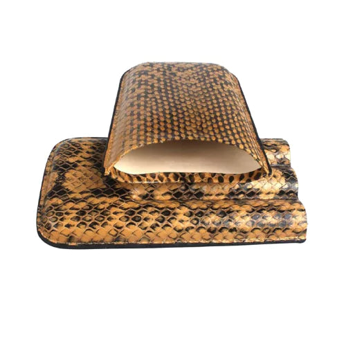 Sikarlan Snake Print Leather Cigar Case