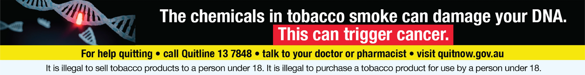 Health warning banner for Q1 (Jan-Mar)