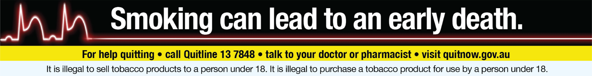 Health warning banner for Q3 (Jul-Sep)