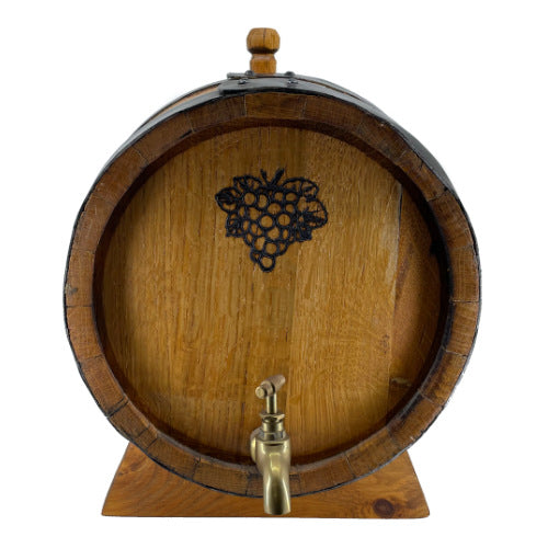 American Oak Barrel Front - Gifts - Sams Smokes