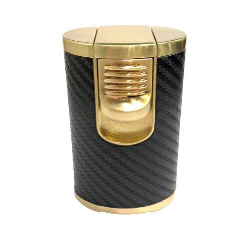 cohiba 4 jet cigar table lighter carbon gold