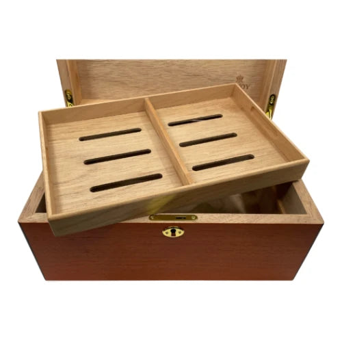 Savoy Pearwood Humidor - HSAPAWL - open