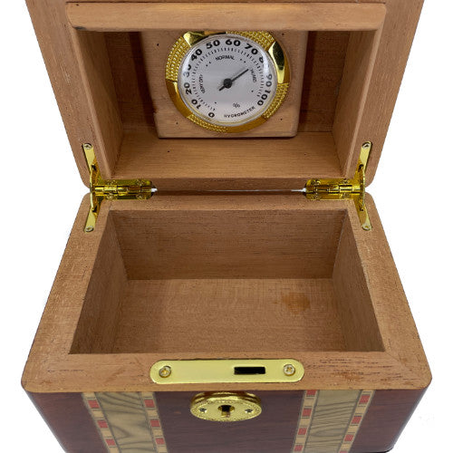 Small Humidor Open Inside - Humidor - Sams Smokes