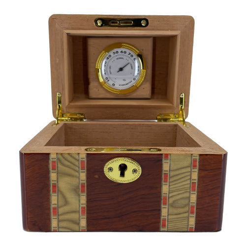 Small Humidor  Open - Humidor - Sams Smokes
